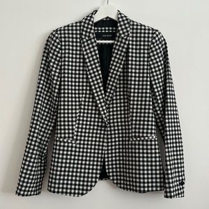 Zara gingham blazer